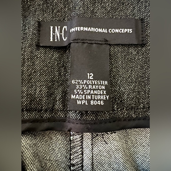 INC Dress pants dark gray size 10 - Picture 5 of 5